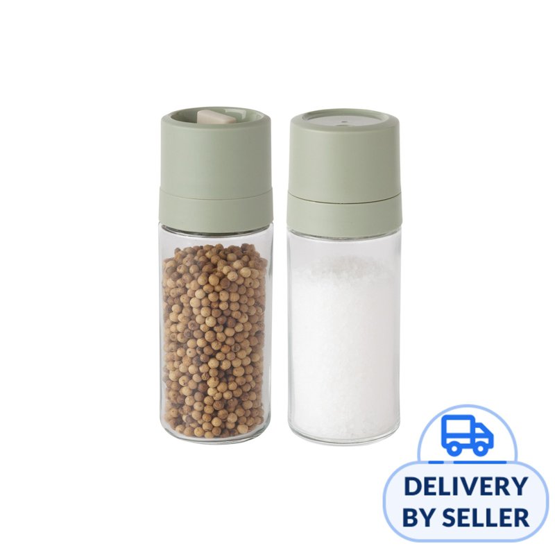 Berghoff Ceramic Salt & Pepper Adjustable Grinder Set