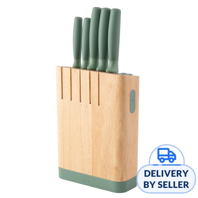Berghoff Soft Grip Knife Non-Slip Base Block Set