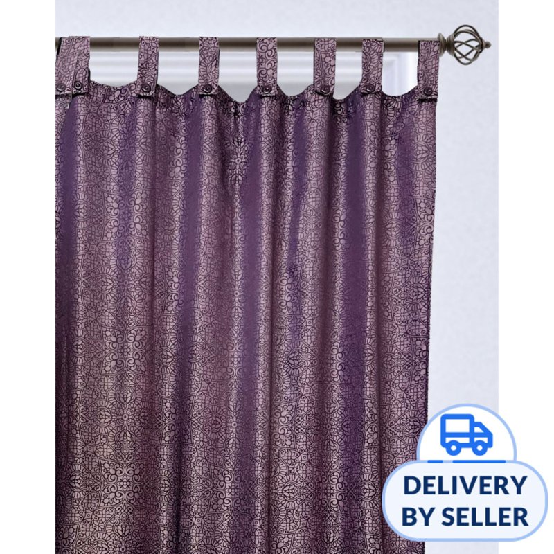 Rinco Bonington Luxury Design Woodross Grey Curtain