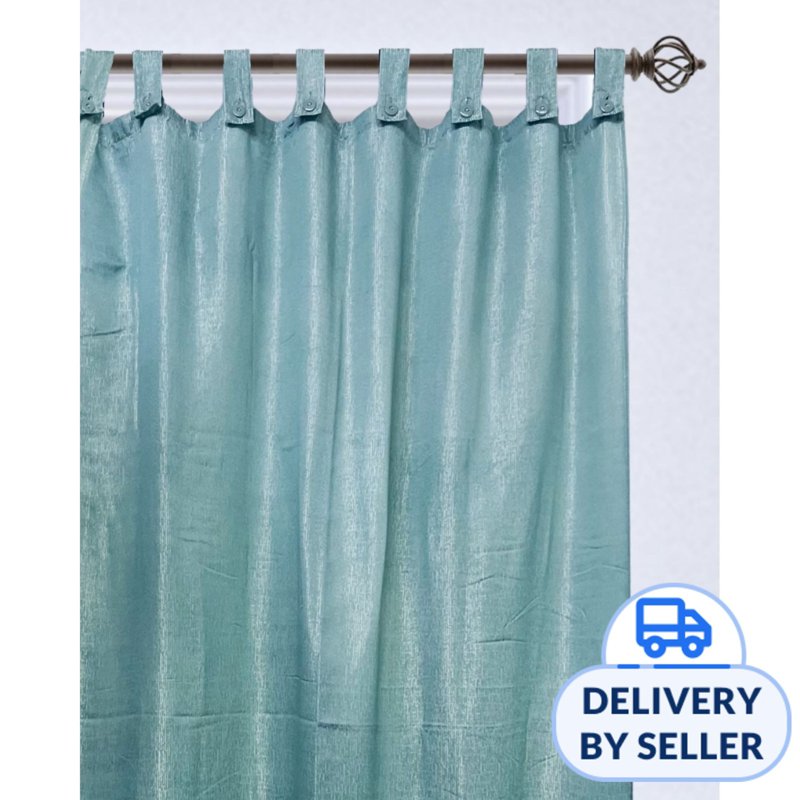Rinco Bonington Luxury Design Cara Blue Curtain