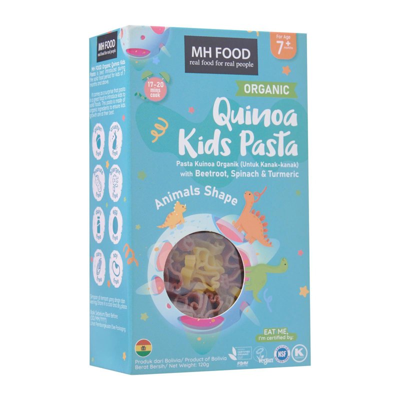 MH Food Organic Quinoa Kids Pasta Animals Shape
