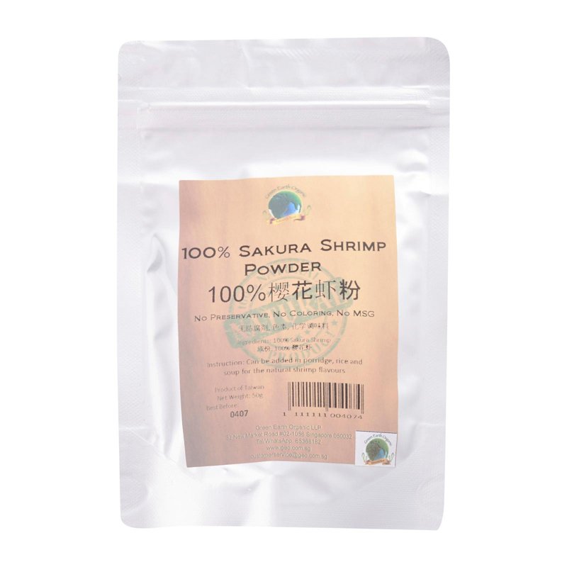 Green Earth Organic 100% Sakura Shrimp Powder