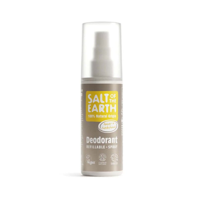 Salt Of The Earth Natural Deodorant Spray Amber & Sandalwood