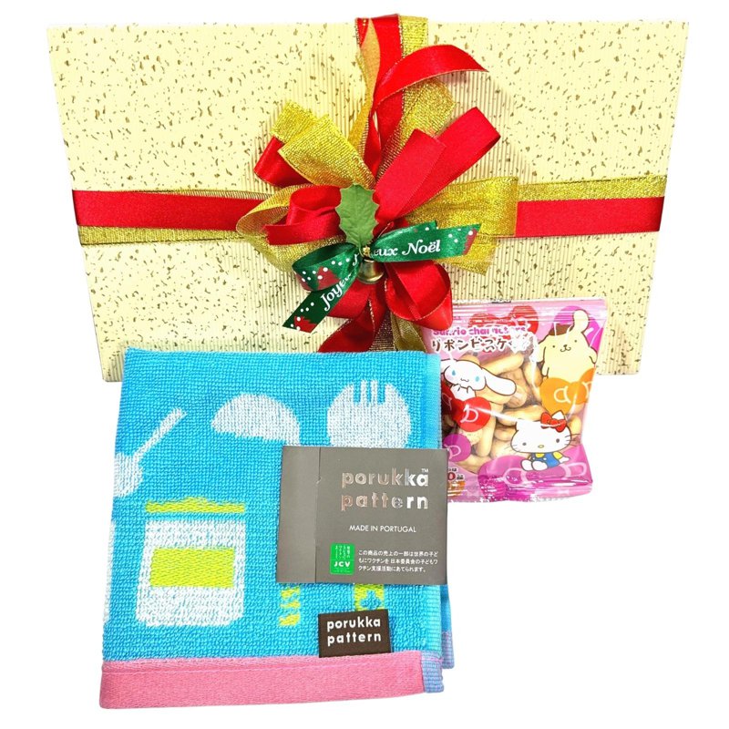 Ssh Giftset-Porukka Cooking Design Skinny Towel & Biscuits