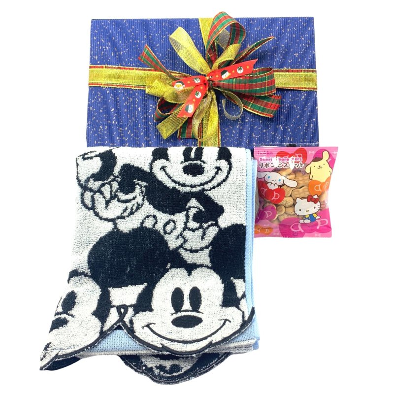 Ssh Giftset-Mickey Cool Face Towel & Biscuits