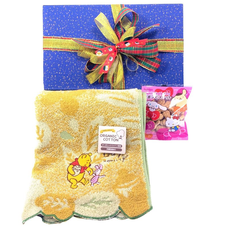 Ssh Giftset-Winnie The Pooh Natural Honey Face Towel & Biscui