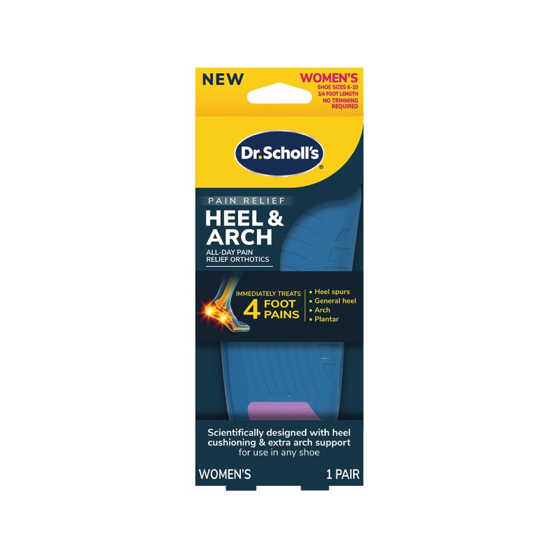 Dr. Scholl's Heel & Arch Pain Relief Orthotics for Women