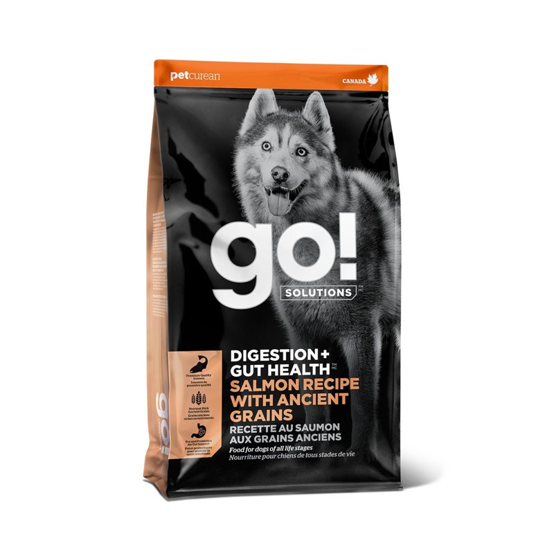 Go! Solutions Digestion+Gut Health - Salmon W Grains Dog Food