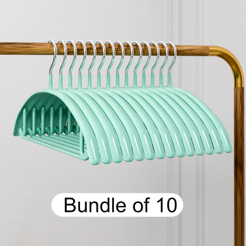 Sweet Home Rainbow Plastic-coated Hanger - Mint Green 10 S