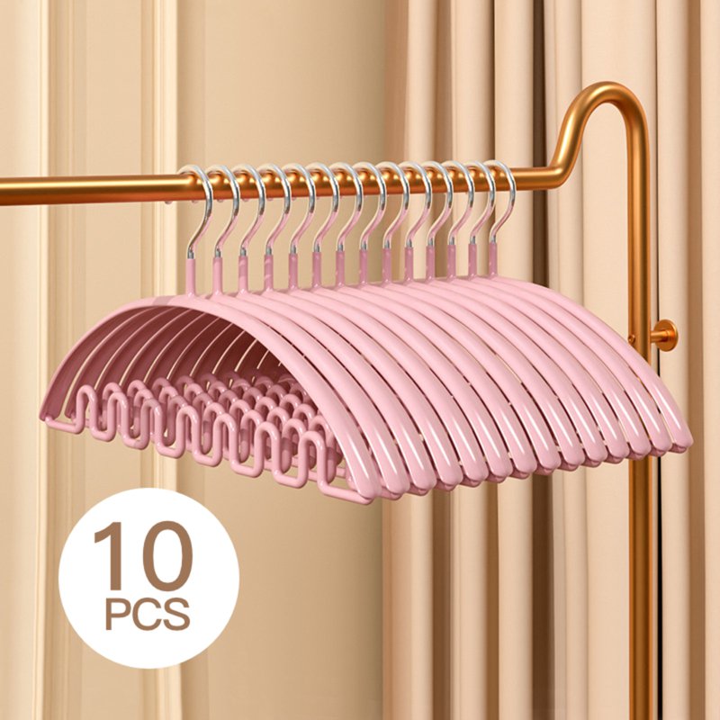 Sweet Home Multifunctional Wavy Hooks Hanger - Peach Pink 10 S