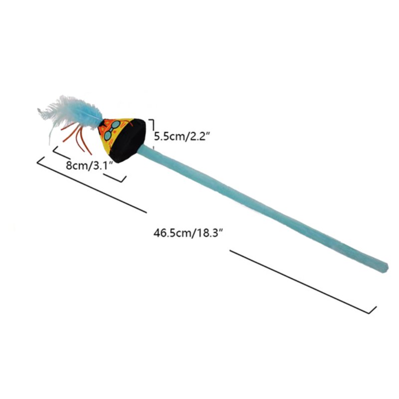 Famipet Feather Triangular Cat Interactive Toy - Mimi 1 S