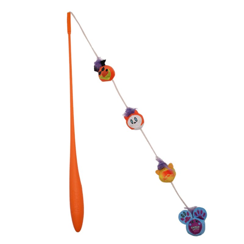 Famipet Plush Interactive Cat Teaser Set - Cat and Mice 1 S