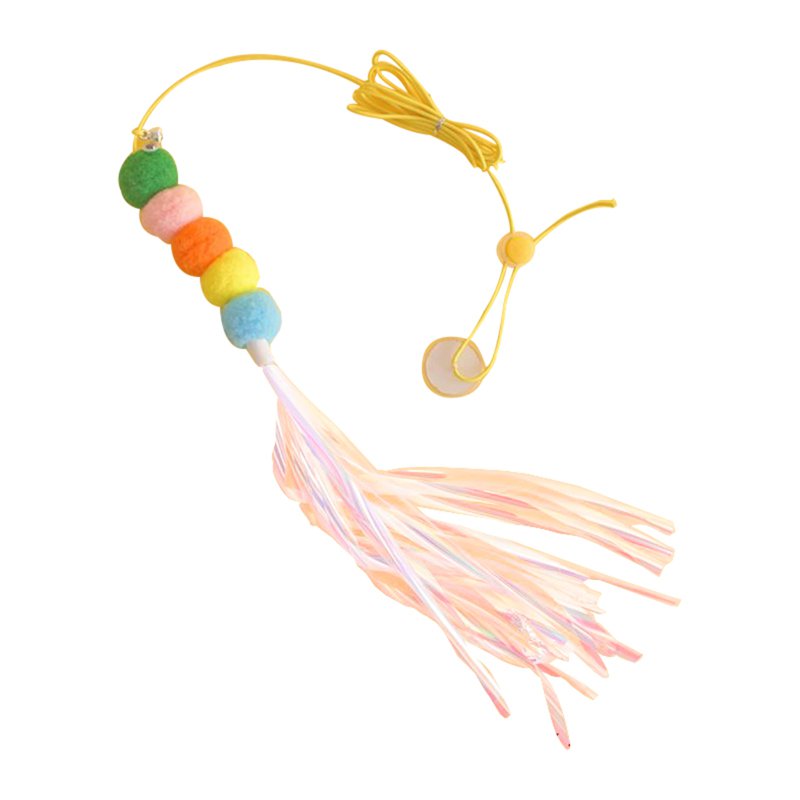 Jin Duo Le Elastic String Cat Teaser - Caterpillar Tassel 1 S
