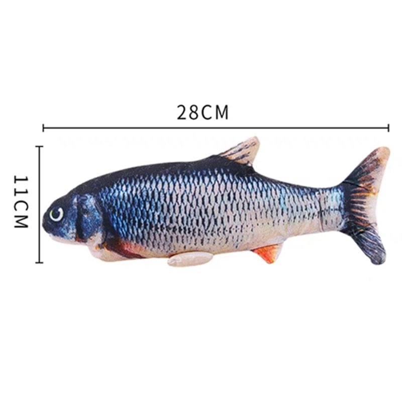 Jin Duo Le Simulated Fish Catnip Cat Toy - Crucian Carp 1 S