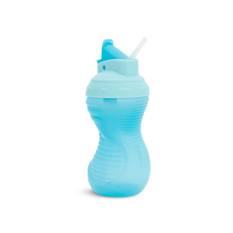 Munchkin Mighty Grip Flip Straw Cup - 10oz (Blue) 1 S