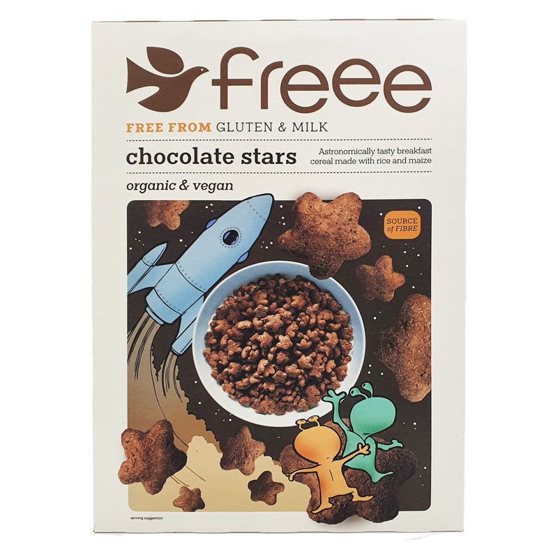 Doves Farm Freee Organic Vegan & Gluten Free Chocolate Stars