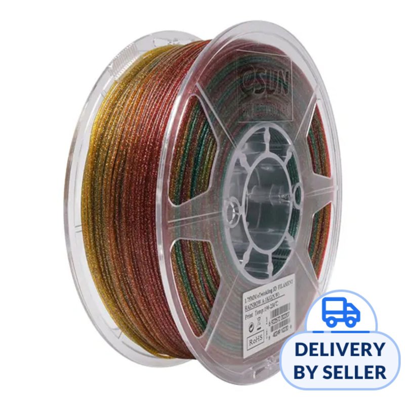 eSun Pla eTwinkling 1.75mm 3D Printer Filament - Rainbow