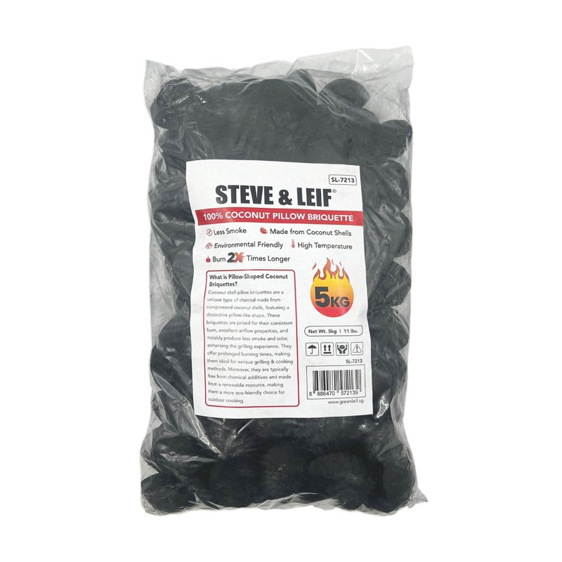 Steve & Leif Coconut Charcoal Briquettes