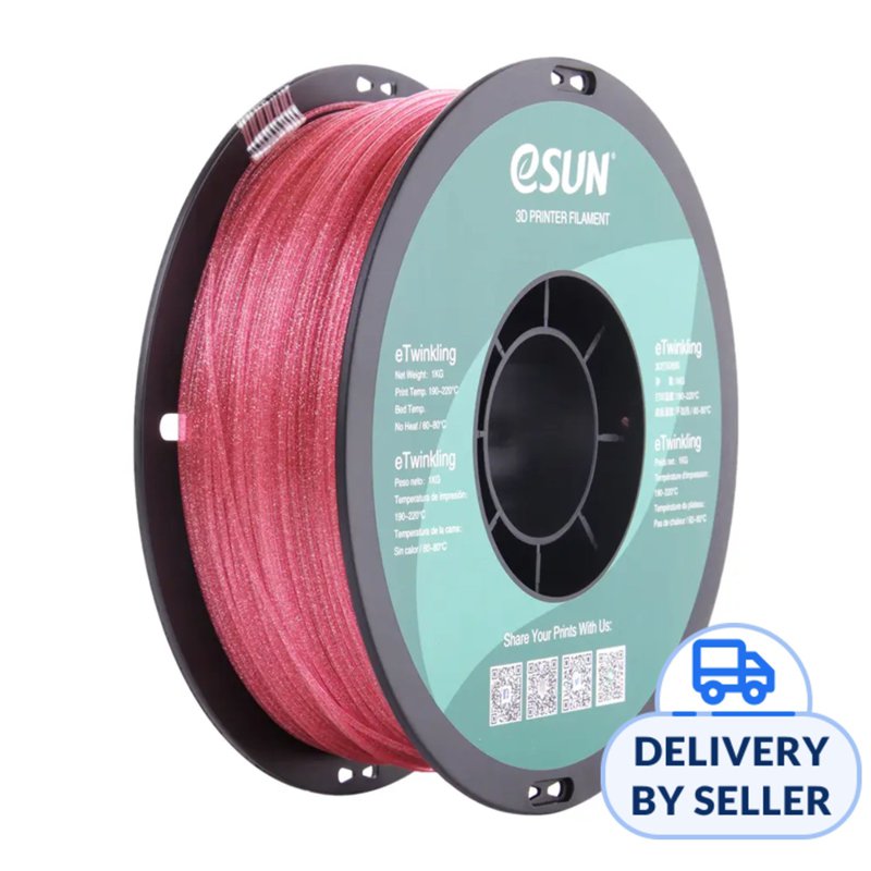 eSun Pla eTwinkling 1.75mm 3D Printer Filament - Pink