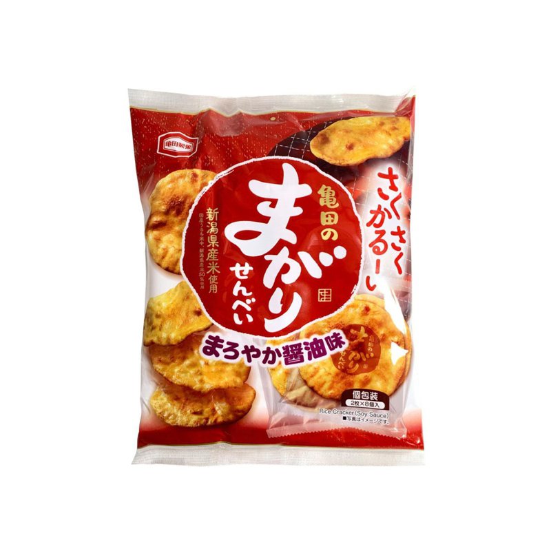 Kameda Magari Sembei Rice Cracker Flavoured With Soy Sauce