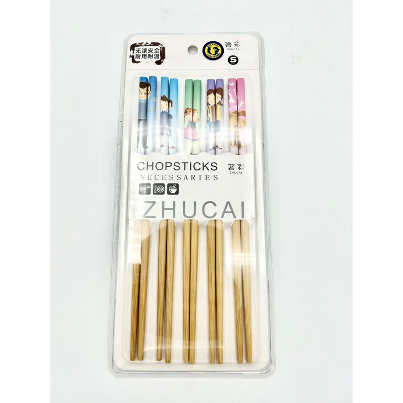 Dolphin Collection Bamboo Chopstick 5Pr 25Cm 1 S
