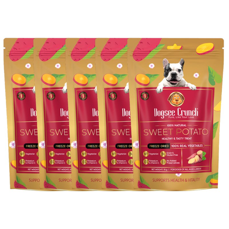 Dogsee Crunch Freeze-Dried Sweet Potato Dog Treats