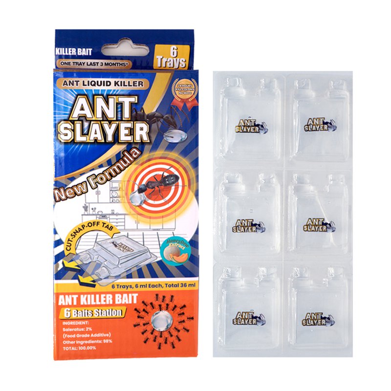 Antslayer 6 Baits Stations Ant Killer Liquid Ant Baits
