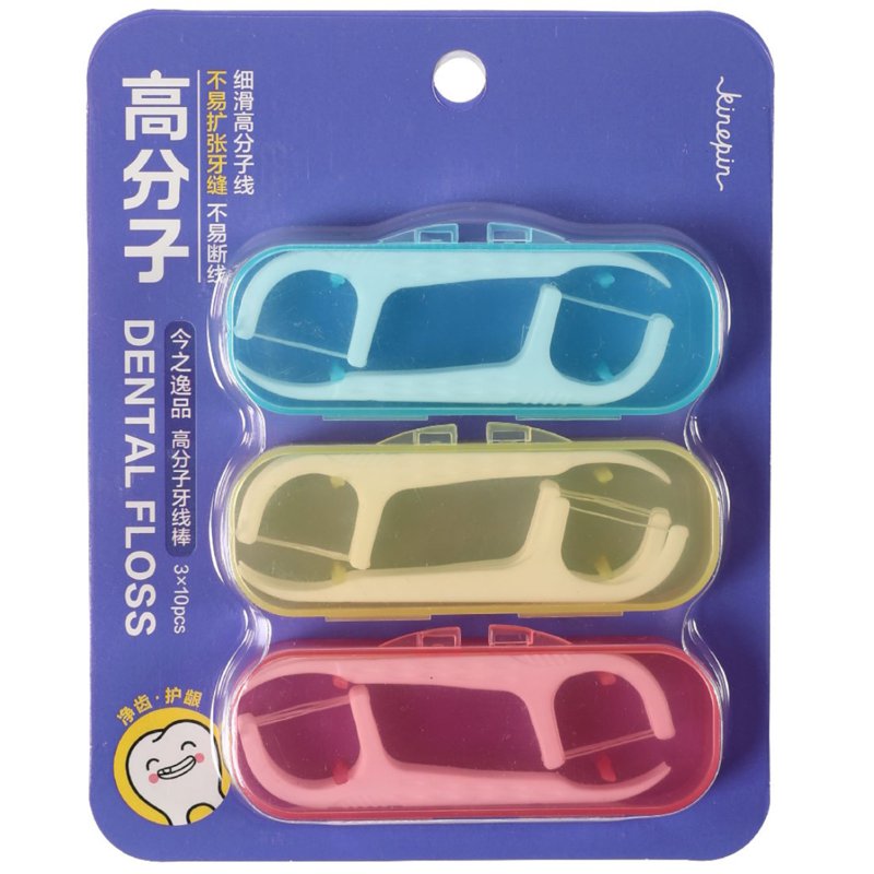 Kinepin J1210 Dental Floss (3x10pcs) 1 S