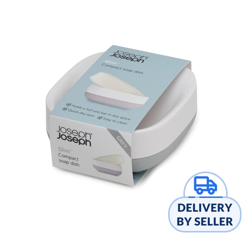 Joseph Joseph Slim Compact Soap Dish-Grey/White 1 S