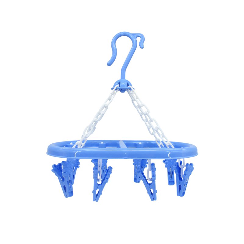 My Green Life 8 Pegs Oval Hanger - Blue 1 S