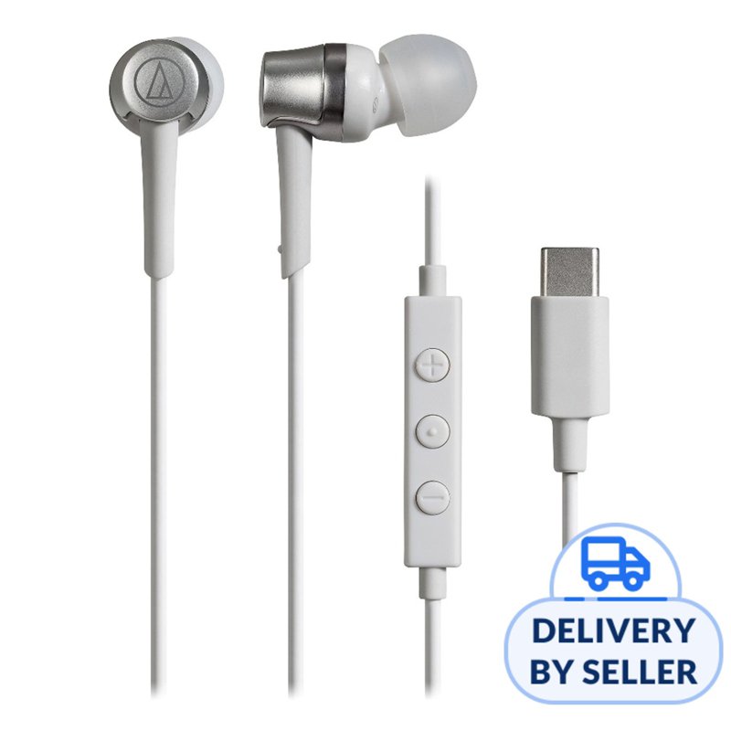 Audio Technica ATH-CKD3C In-Ear Headphones - White 1 S