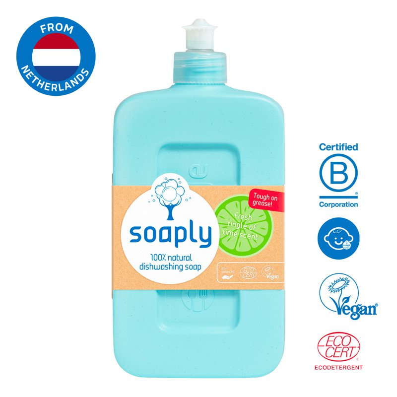 Soaply Dishwashing Soap Fresh Tingle of Lime