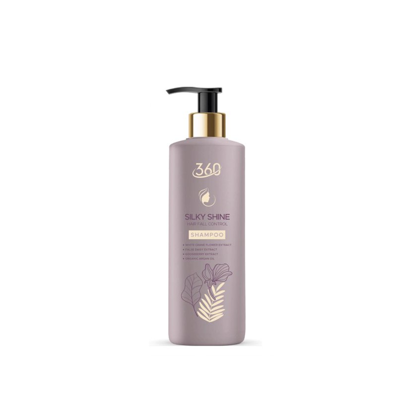 360 Silky Shine Hair Fall Control Shampoo