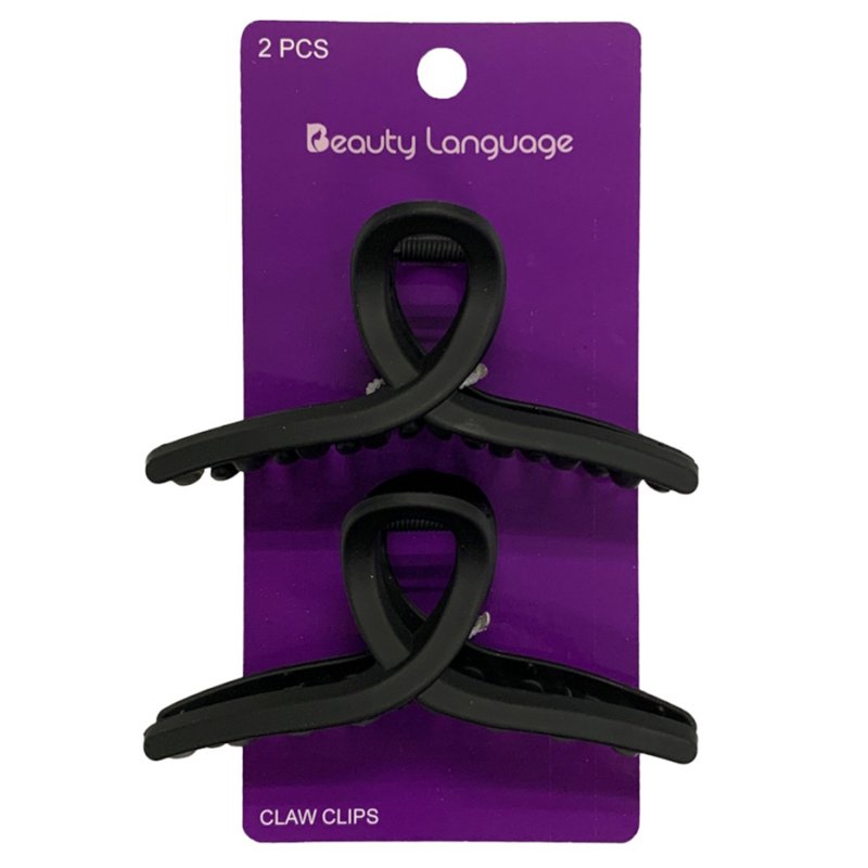 Beauty Language Black Claw Clips - 0058 1 S