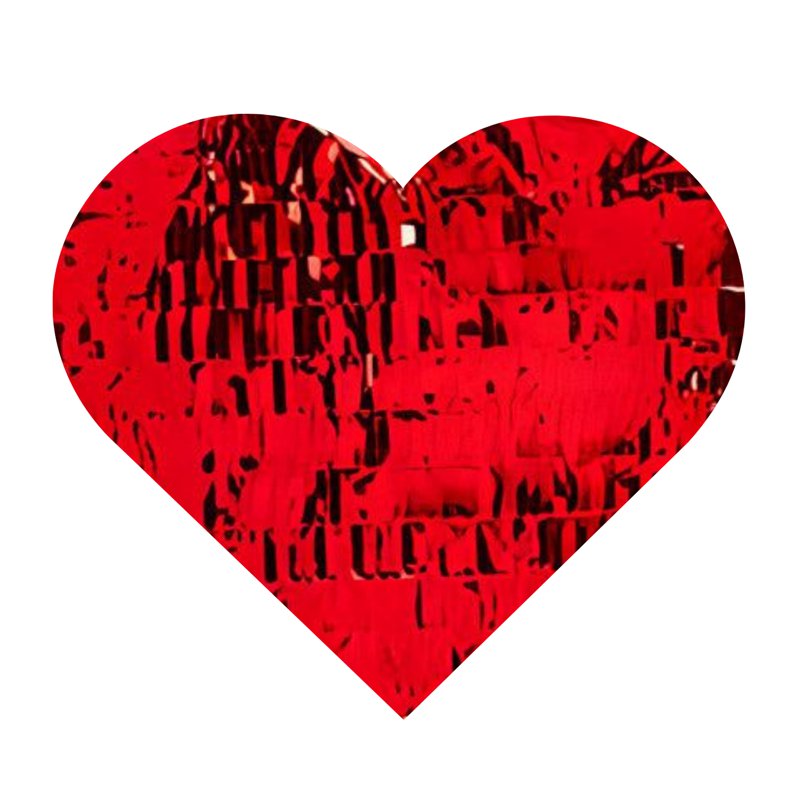 Pinata Love Red With Stick 2 S