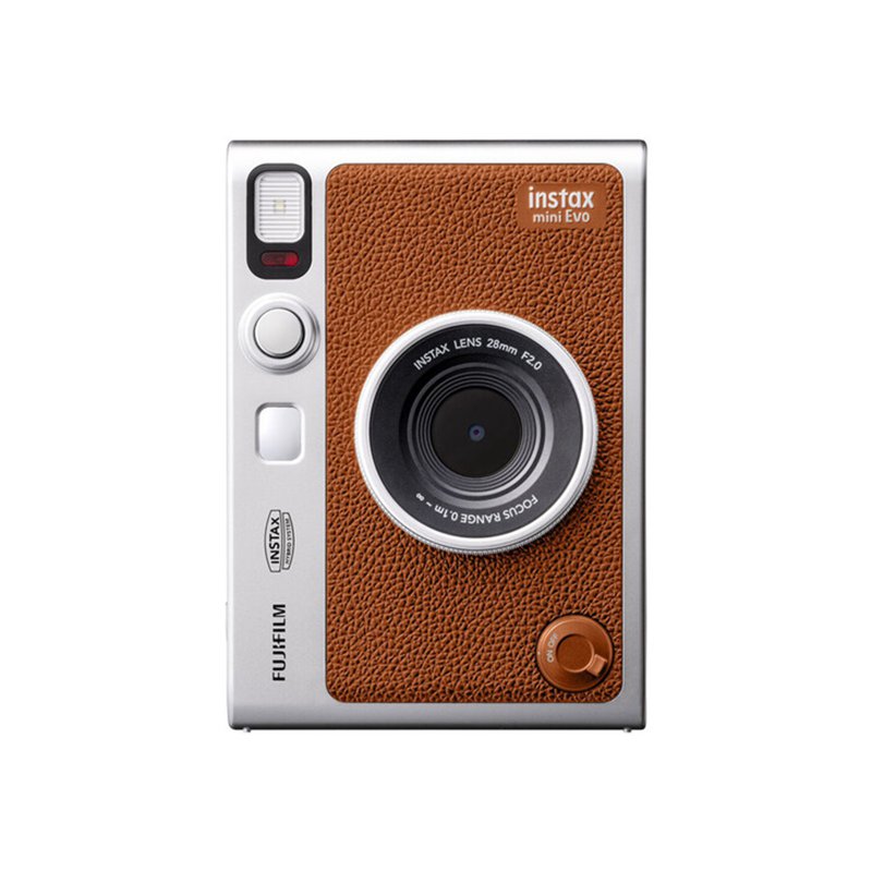 Fujifilm Instax Mini Evo Camera (Type-C) - Brown 1 S