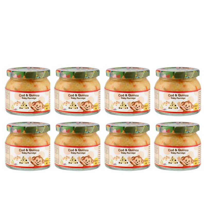Eusik Baby Rice Porridge Select - Cod & Quinoa, 10mths+