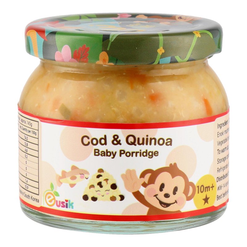 Eusik Baby Rice Porridge Select - Cod & Quinoa 10mths+
