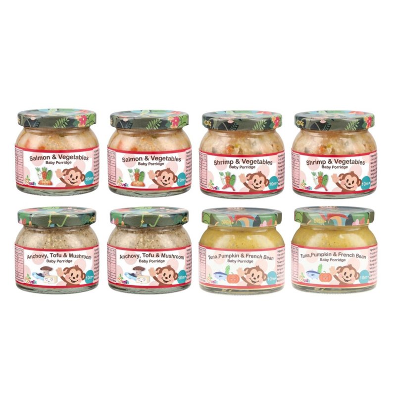 Eusik Baby Rice Porridge Bundle For 10m+ - 4 flavours