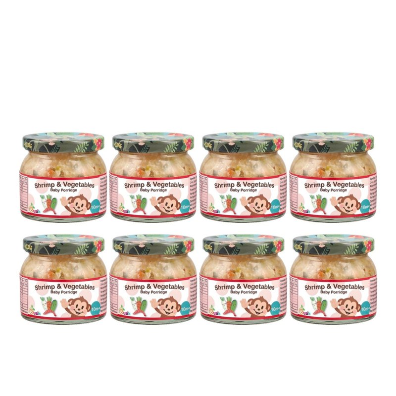 Eusik Baby Rice Porridge - Shrimp & Vegetables, 10mths+