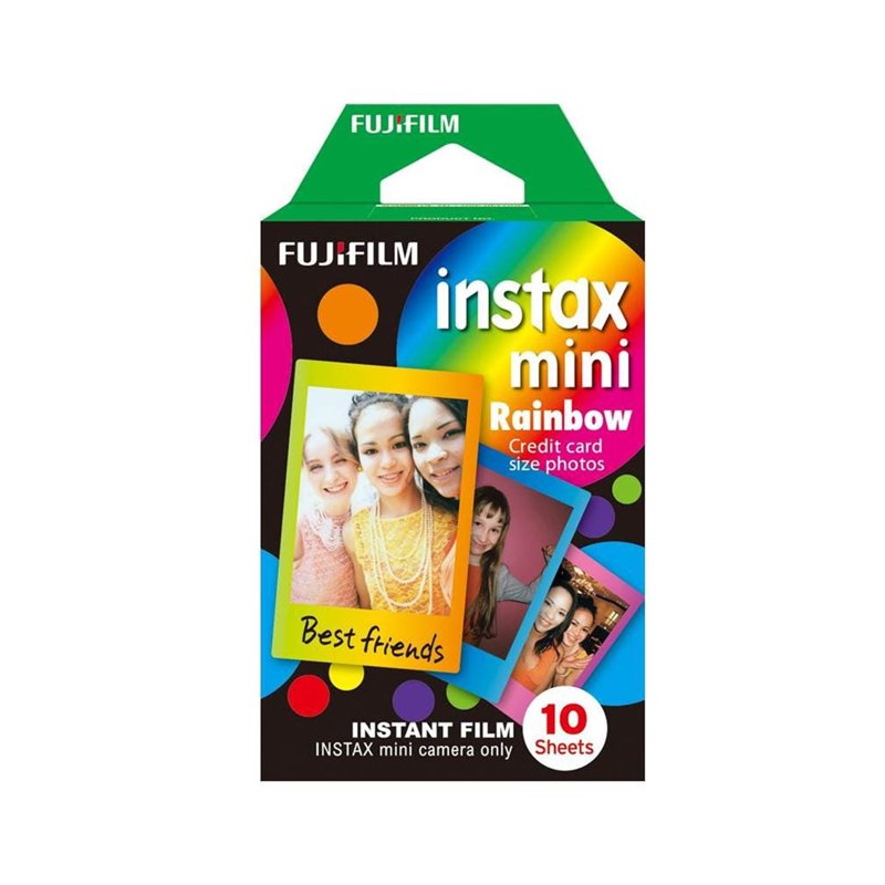 Fujifilm Instax Mini Rainbow Instant Film 1 S