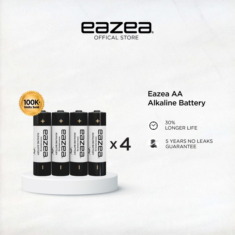 EAZEA AA Alkaline Battery (For Digital Locks) 16 S