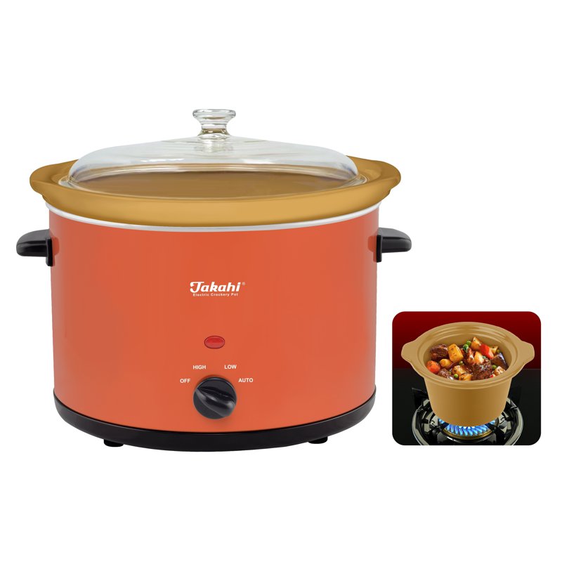 Takahi Electric Crockery Pot Slow Cooker 1606 Type HR-WO