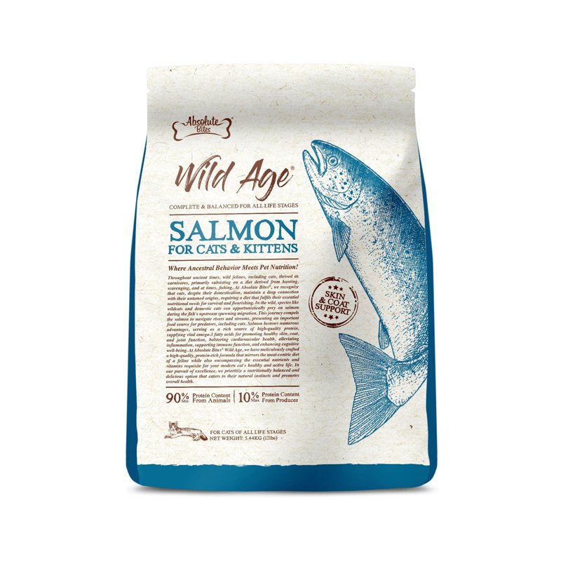 Absolute Bites Wild Age Dry Cat Food Salmon