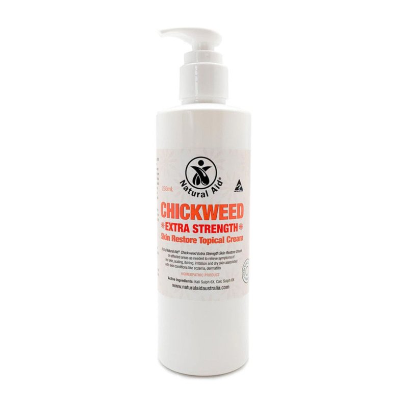 Natural Aid Chickweed Extra Strength Skin Restore Cream 250 G