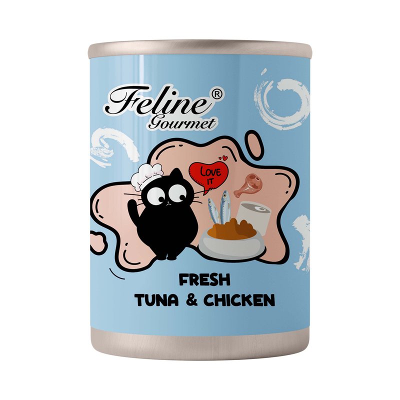 Feline Gourmet Fresh Tuna & Chicken Canned Cat Food