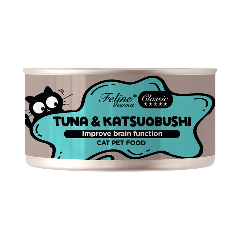 Feline Gourmet Classic Tuna & Katsuobushi Canned Cat Food