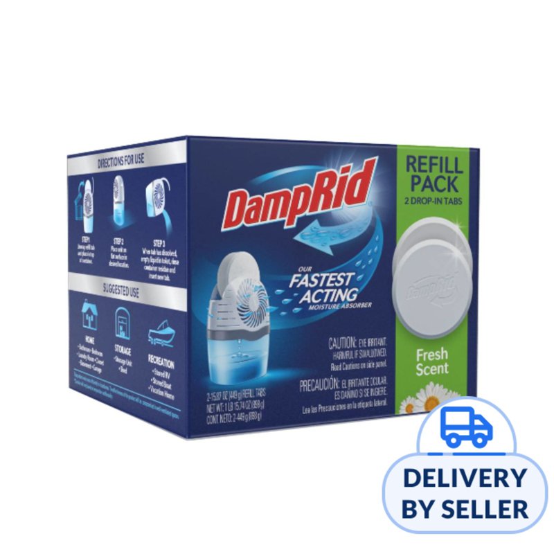 DampRid FG97 Drop in Tab Dehumidifier Refill