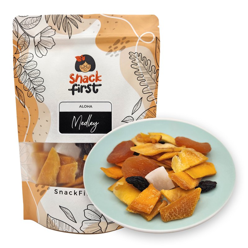 SnackFirst Aloha Medley - Dried Mango, Apricots, Coconut Mix