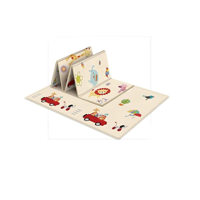 Cozy Nest Foldable Baby Crawling Mat - 180*100 Animal Driving 1 S